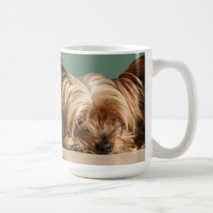 Sleeping Yorkie Dog Mug