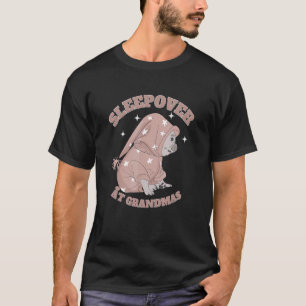 Sleepover At Grandmas Bulldog Dog Grandma T-Shirt