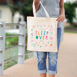 Sleepover Bag Editable Colour Slumber Party Tote<br><div class="desc">This lovely design can be customized to your favourite colour combinations. Makes a great gift! Find stylish stationery and gifts at our shop: www.berryberrysweet.com.</div>