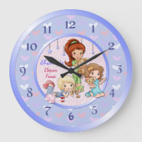 Sleepover Friends Slumber Clock - Customize