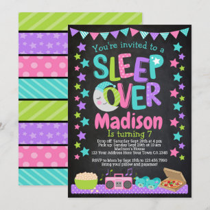 Sleepover Invitation