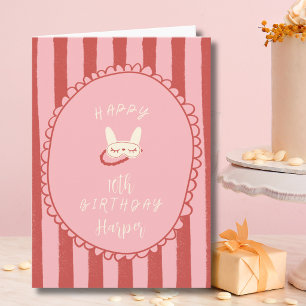 sleepover slumber party birthday girl teen vintage card