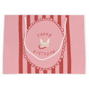 sleepover slumber party birthday girl teen vintage large gift bag