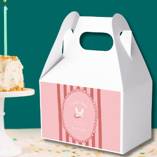 sleepover slumber party thank you favor box