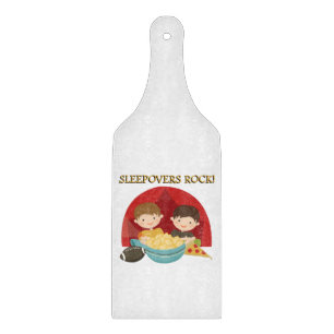 Sleepovers Rock Cutting Board