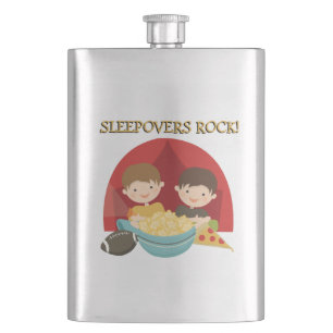 Sleepovers Rock Hip Flask