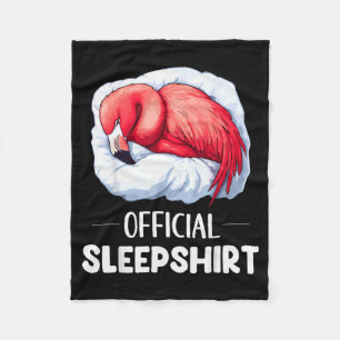 Sleepshirt Sleeng Flamingo Animal Lovers Pajama Fleece Blanket