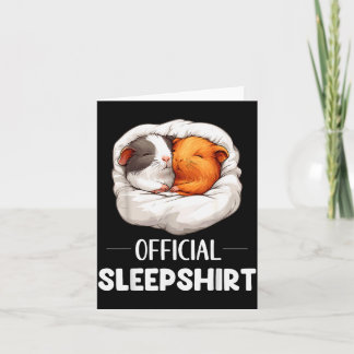 Sleepshirt Sleeng Guinea G Animal Lovers Pajama  Card