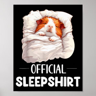 Sleepshirt Sleeng Guinea G Animal Lovers Pajama  Poster