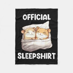Sleepshirt Sleeng Hamster Animal Lovers Pajama Fleece Blanket