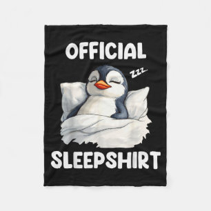 Sleepshirt Sleeng Penguin Animal Lovers Pajama  Fleece Blanket
