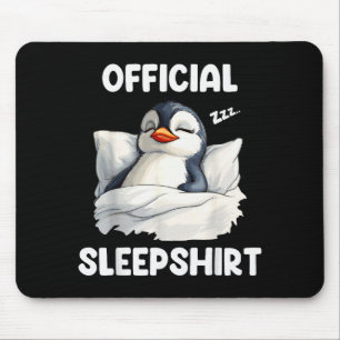 Sleepshirt Sleeng Penguin Animal Lovers Pajama Mouse Pad