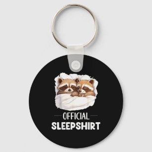 Sleepshirt Sleeng Raccoon Animal Lovers Pajama  Keychain