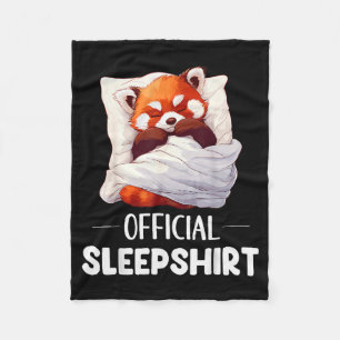 Sleepshirt Sleeng Red Panda Animal Lovers Pajama Fleece Blanket