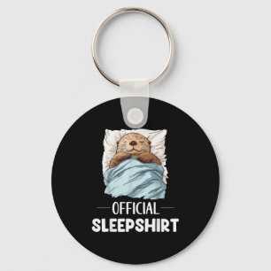 Sleepshirt Sleeng Sea Otter Animal Lovers Pajama  Keychain