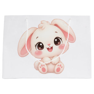Sleepy Baby Bunny Large Gift Bag