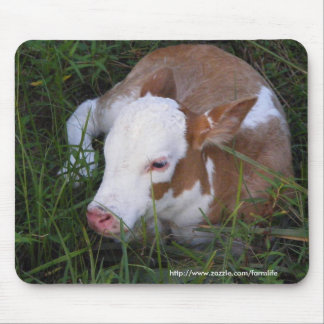 Sleepy Baby calf mousepad