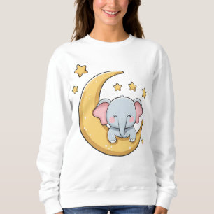 Sleepy Baby Elephant Sweatshirt