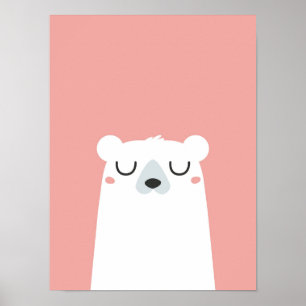 Sleepy Bear Poster