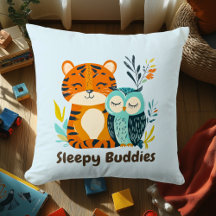 Sleepy Buddies Tiger & Owl | Cozy Animal Friends  