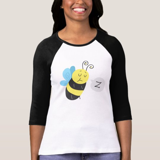 Sleepy Cartoon Bumblebee T-Shirt