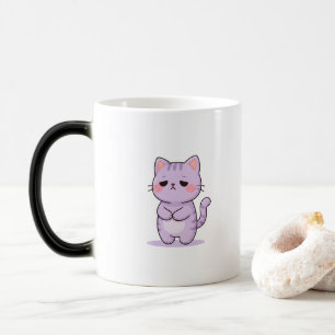 Sleepy Cat Cute Cartoon Character Magic Mug
