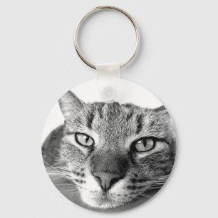 Sleepy Cat Keychain