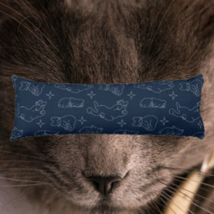 Sleepy Cat Lover Body Pillow – Cozy Cat Pattern