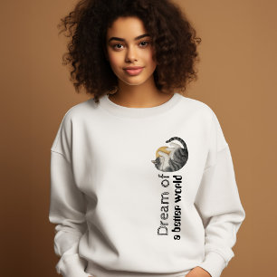 Sleepy Cat Sweatshirt personalized gift for her