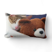 Sleepy Cat Teddy Bear