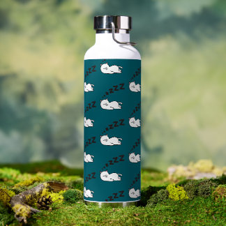 Sleepy cat water bottle