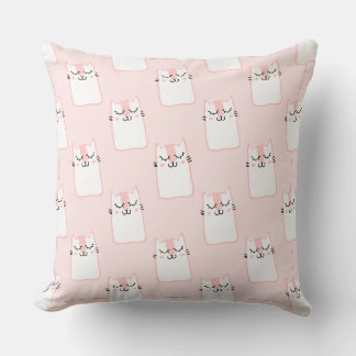 sleepy cats pillow