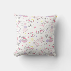 Sleepy Cats Throw Pillow