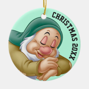 Sleepy Ceramic Ornament