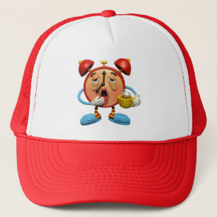 Sleepy Clock Trucker Hat