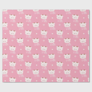 Sleepy Cow Wrapping Paper