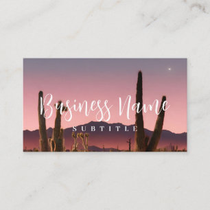 Sleepy Derset Boho Business Card