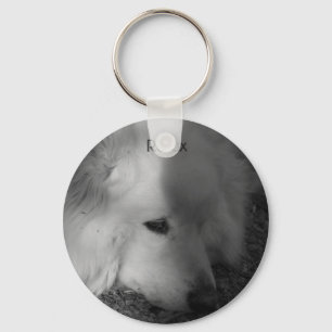 Sleepy Dog Keychain