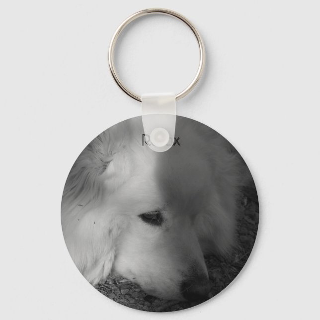 Sleepy Dog Keychain (Front)