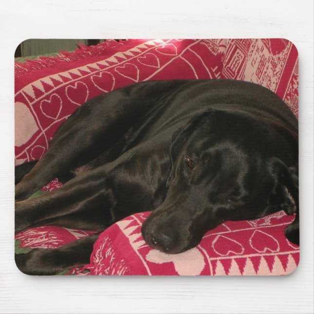 Sleepy Dog Mousepad (Front)