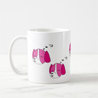 Sleepy dog mug