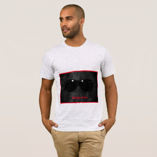 Sleepy Face: Ash Grey - Cotton T-Shirt