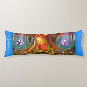 Sleepy Fairy magic tree. Blue Giant custom Body Pillow