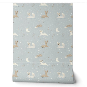 Sleepy Fawn Night Wallpaper