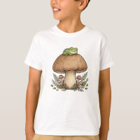 Sleepy Frog Mushroom - Cute Cottagecore