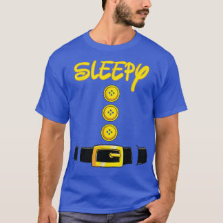 Sleepy Halloween Dwarf Costume Colour Matching  T-Shirt