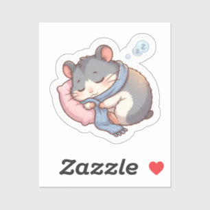 Sleepy Hamster Sticker ⭐
