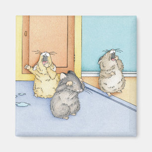 Sleepy Hamsters Magnet