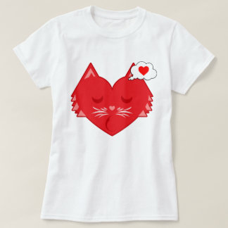 Sleepy Heart Kitty Dreams T-Shirt