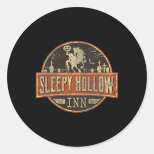 Sleepy Hollow Alloween Horseman  Classic Round Sticker